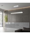 Réglette LED 120cm 40W avec puce Samsung - Blanc, CCT, kit de suspension inclus, plafonnier pour bureau