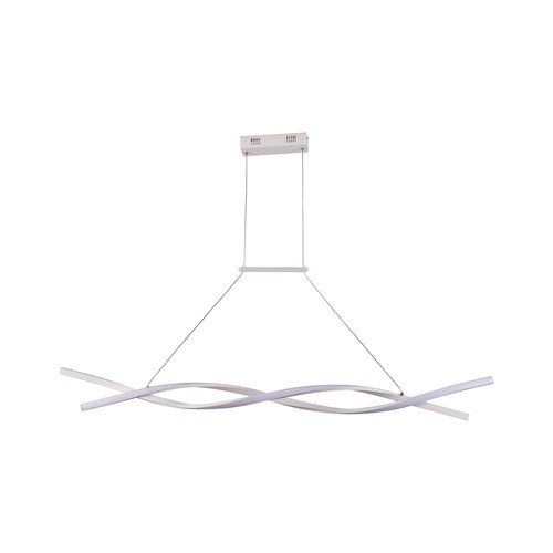 Suspension LED 120cm 30W, blanc - 115lm/W, 3000K, 120x100cm, source lumineuse incluse