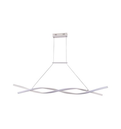 Suspension LED 120cm 30W, blanc - 115lm/W, 3000K, 120x100cm, source lumineuse incluse