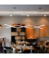 Suspension LED 120cm 30W, blanc - 115lm/W, 3000K, 120x100cm, source lumineuse incluse