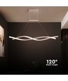 Suspension LED 120cm 30W, blanc - 115lm/W, 3000K, 120x100cm, source lumineuse incluse