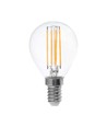 Ampoule LED E14 6W - P45, filament, verre clair