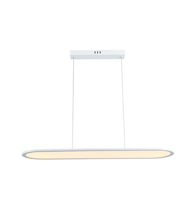 Suspension LED 24W - 80x104cm, 3000lm, blanc, 4000K, source lumineuse incl.