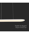 Suspension LED 24W - 80x104cm, 3000lm, blanc, 4000K, source lumineuse incl.