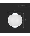 Applique murale 2W éclairage haut/bas - IP54, blanc, 3000K, aluminium, source lumineuse incl.