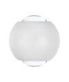Applique murale LED up/down 2W - IP54, blanc, 4000K, aluminium, 4,2 x 4 cm, source lumineuse incl.