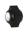 Applique murale LED 2W avec éclairage haut/bas - IP54, noir, COB LED, 4000K, 4x4x4cm