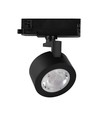 Spot sur rail LED COB 30W - Boîtier noir 3 en 1