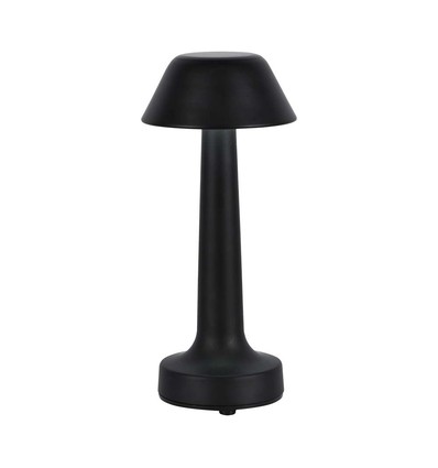 Lampe de table LED 1W rechargeable, 3-en-1 CCT - 5V, 1800mAh, noir, Ø9,5 x 22,5 cm