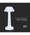 Lampe de table LED 1W - D95x225, 3 en 1, blanc, Boîtier