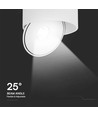 Spot en Saillie Orientable 20W Ø14,8cm - RA90, 3-en-1 CCT, Blanc