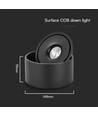 Spot en Saillie Orientable 20W Ø14,8cm - RA90, 3-en-1 CCT, Noir