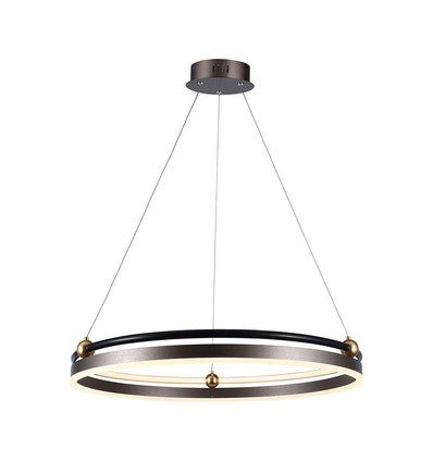 Suspension LED 30W Anneau Simple - 3000K, Café, maison