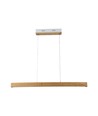 Suspension LED en bois 12W - 4000K, 80cm, source lumineuse incluse