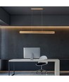Suspension LED en bois 12W - 4000K, 80cm, source lumineuse incluse