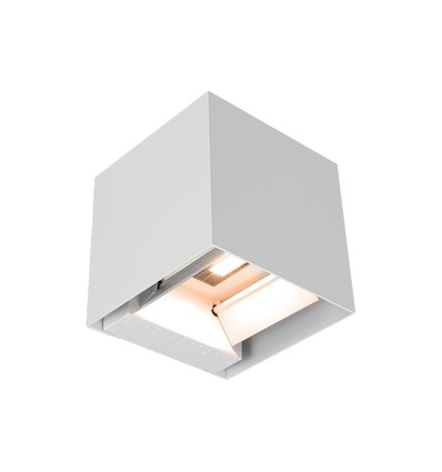 Applique murale LED solaire 9W avec détecteur - Blanc, IP65, détecteur de mouvement PIR, 4000K, COB LED