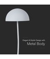 Lampe de table LED rechargeable 3W avec touch dim - 3000K, blanc, 5V, batterie incluse