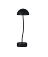 Lampe de table rechargeable 3W - Touch dimmable, noir, 3000K, portable, batterie incluse
