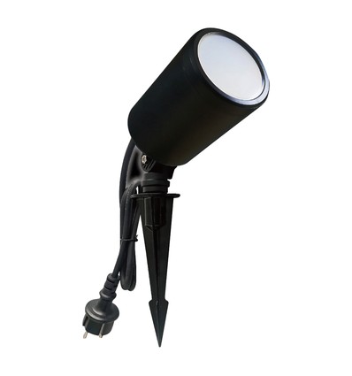 Spot de jardin LED SMART WiFi 5,2W avec piquet, RGB - 12V, IP65, noir, fonctionne avec Alexa et Google Home