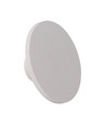 Plafonnier LED 12W - Ø17cm, IP65 extérieur, blanc chaud, bord blanc