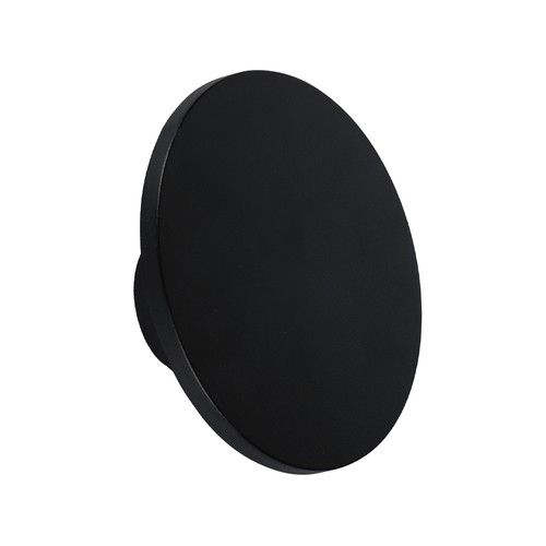 Plafonnier / applique LED 12W avec lumière indirecte - Noir, IP65, 3000K, Ø16cm, rond, extérieur / intérieur