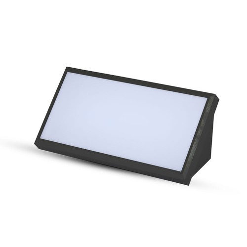 Applique LED extérieure 20W - IP65, angle 110°, finition gris/noir