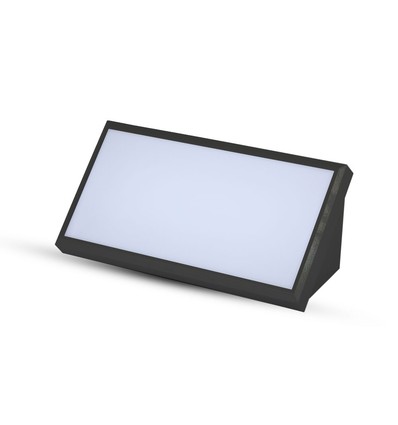 Applique LED extérieure 20W - IP65, angle 110°, finition gris/noir