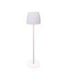 Lampe de table LED rechargeable 2,7W, blanc - Tactile dimmable, 3-en-1 CCT, USB-C, hauteur 34cm