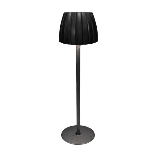 Lampe de table LED 2,7W, noir - Tactile dimmable, 3-en-1 CCT, rechargeable, USB-C, 10,5 x 34 cm