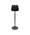 Lampe de table LED 2,7W, noir - Tactile dimmable, 3-en-1 CCT, rechargeable, USB-C, 10,5 x 34 cm