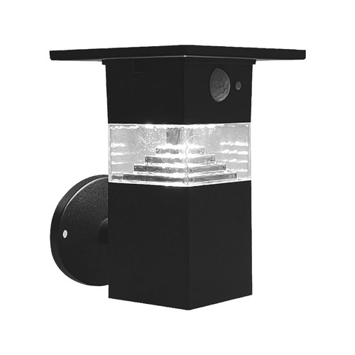 Applique murale Solara 3W avec capteur - IP54, 250lm, 3000K, solaire, 3 ans de garantie