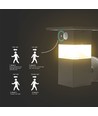 Applique murale Solara 3W avec capteur - IP54, 250lm, 3000K, solaire, 3 ans de garantie
