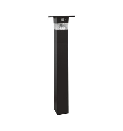 Lampadaire solaire 3W - LED, capteur PIR, IP54