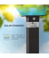 Lampadaire solaire 3W - LED, capteur PIR, IP54