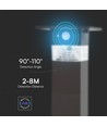 Lampadaire solaire 3W - LED, capteur PIR, IP54