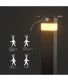 Lampadaire solaire 3W - LED, capteur PIR, IP54