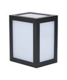 Applique murale LED 12W - IP65, noir, 1350lm, extérieur, source lumineuse incl.