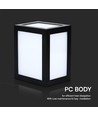 Applique murale LED 12W - IP65, noir, 1350lm, extérieur, source lumineuse incl.