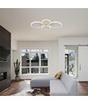 Plafonnier LED 45W - 3900lm, dimmable 3 étapes, 3-en-1 CCT, blanc, télécommande incl.