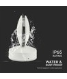 Applique murale blanche 6W - IP65, 3000K, 645lm, extérieur, source lumineuse incluse