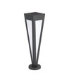 Lampe de jardin solaire LED 2W - 3000K, noir, batterie 3.7V, classe IP, jusqu'à 8 heures d'autonomie