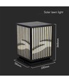 Lampe de jardin E27 CUBE - IP65, noir, carré, design moderne, sans source lumineuse