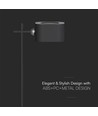 Lampe LED 3-en-1 rechargeable - Magnétique, dimmable, CCT, éclairage haut/bas, noir, incl. pied et 2 supports de montage