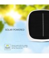 Lampe de table solaire magnétique LED 5W - Tactile dimmable, CCT, IP65, blanc, portable, rechargeable