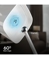 Lampe de table solaire magnétique LED 5W - Tactile dimmable, CCT, IP65, blanc, portable, rechargeable