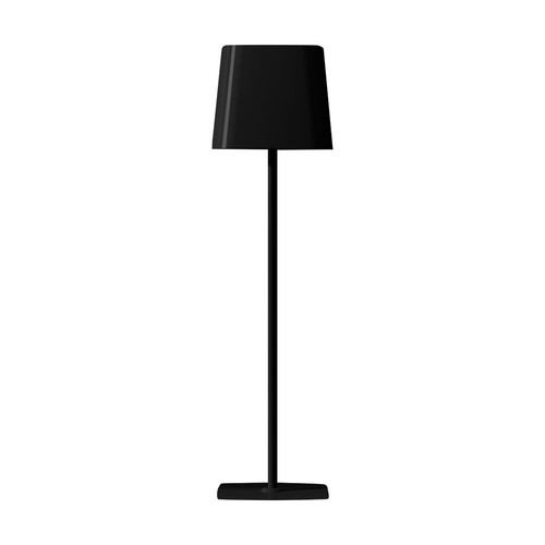 Lampe de table solaire magnétique LED 5W - Tactile dimmable, CCT, IP65, noir, 400lm, incl. batterie