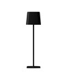 Lampe de table solaire magnétique LED 5W - Tactile dimmable, CCT, IP65, noir, 400lm, incl. batterie