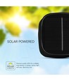 Lampe de table solaire magnétique LED 5W - Tactile dimmable, CCT, IP65, noir, 400lm, incl. batterie