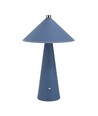 Lampe de table LED rechargeable 3W, Bleu - Tactile dimmable, 3-en-1 CCT, batterie 4000mAh, incl. source lumineuse