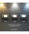 Hublot LED 12W avec capteur et Samsung Chip - 3-en-1 CCT, carré, blanc, capteur PIR 360°, IP20